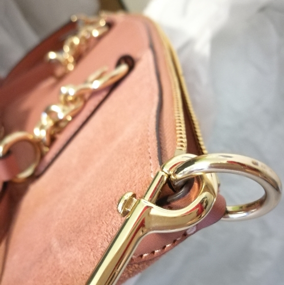 SOLD COACH Small Kelsey Chain Satchel F31410 Melon - Picture 10 of 14